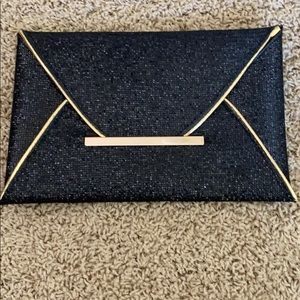 Black Sequin Clutch
